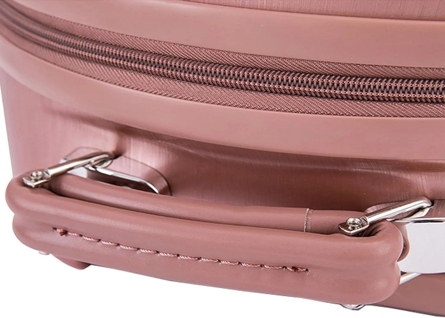 18in Carry On Luggages Round Suitcase Lightweight Hard Shell Small Travel Trolley Case with 4 Wheels Checked Carry On Luggage Travel Bag 01,B
