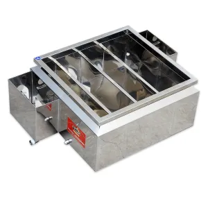 2' x 2' Patriot 4 Section Welded Syrup Pan