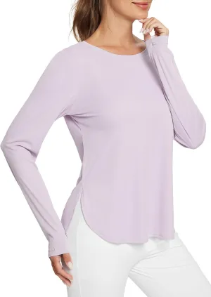 BALEAF Women's Sun Shirts UPF 50  Long Sleeve Hiking Tops Lightweight Quick Dry UV Protection Outdoor Clothing