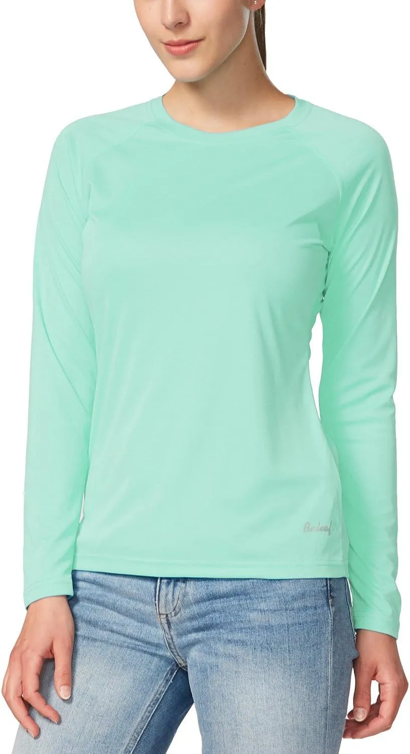 baleaf Women's UPF 50  Sun Shirts Long Sleeve UV Protection Rash Guard Lightweight Quick Dry SPF Hiking Tops Outdoor