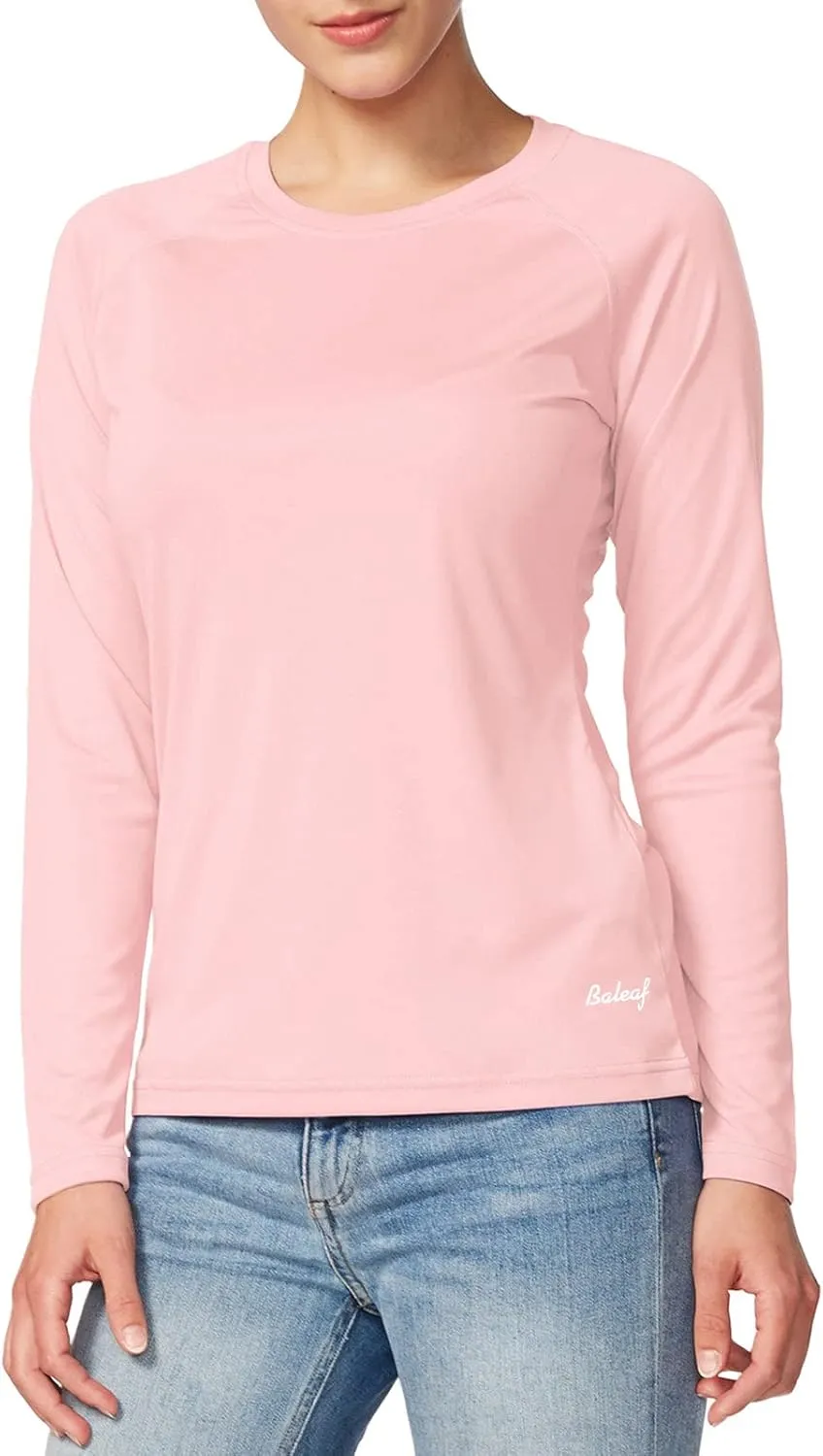 baleaf Women's UPF 50  Sun Shirts Long Sleeve UV Protection Rash Guard Lightweight Quick Dry SPF Hiking Tops Outdoor