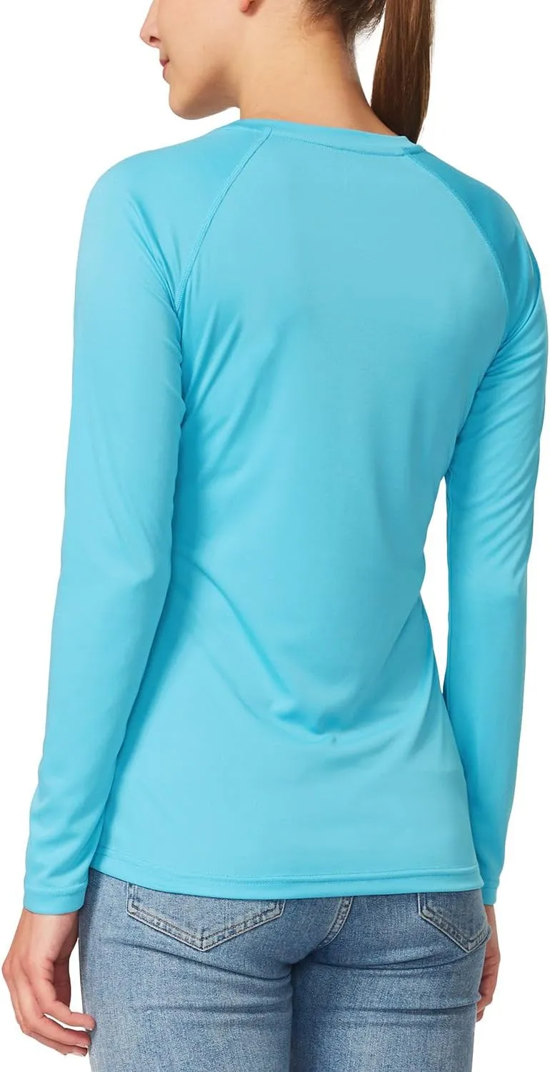 baleaf Women's UPF 50  Sun Shirts Long Sleeve UV Protection Rash Guard Lightweight Quick Dry SPF Hiking Tops Outdoor