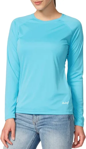 baleaf Women's UPF 50  Sun Shirts Long Sleeve UV Protection Rash Guard Lightweight Quick Dry SPF Hiking Tops Outdoor