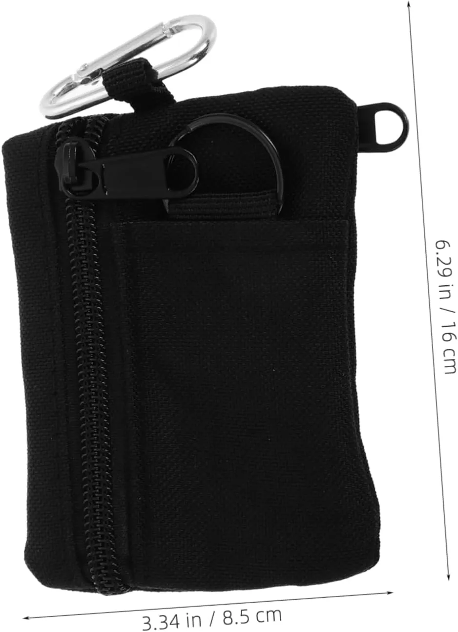 BESTYASH Mini Pouch Coin Officer Pouch Keychain Travel Coin Purse Small Zipper for Keys