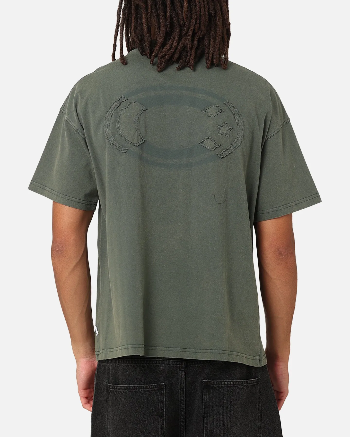 Carre Con-Star Oversized T-Shirt Rinsed Moss Green