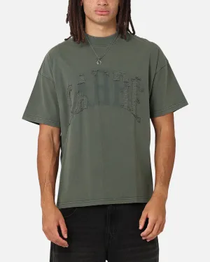 Carre Con-Star Oversized T-Shirt Rinsed Moss Green