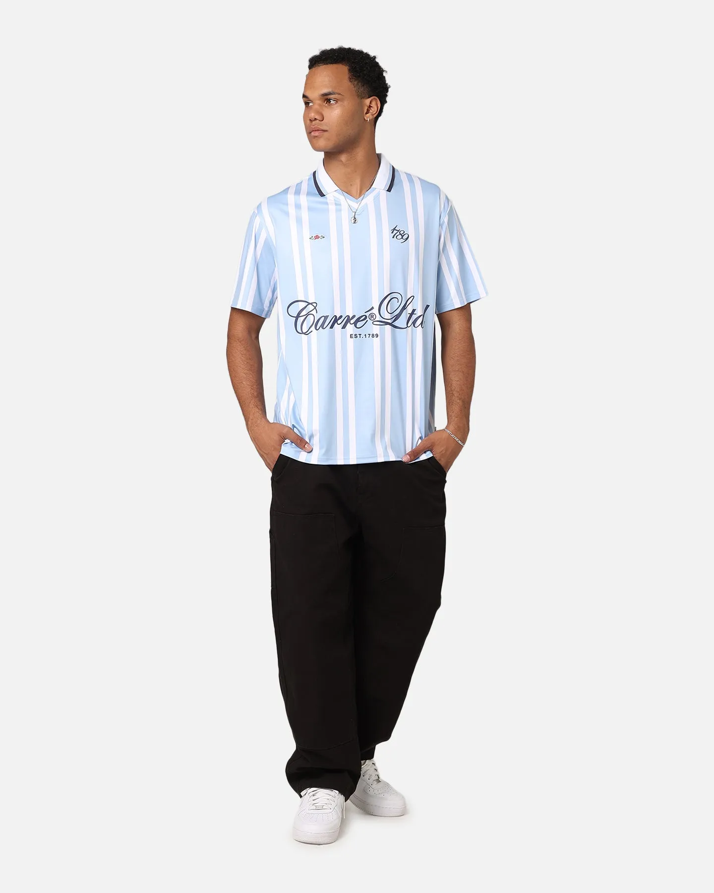 Carre Le'Form Football Jersey White/Blue