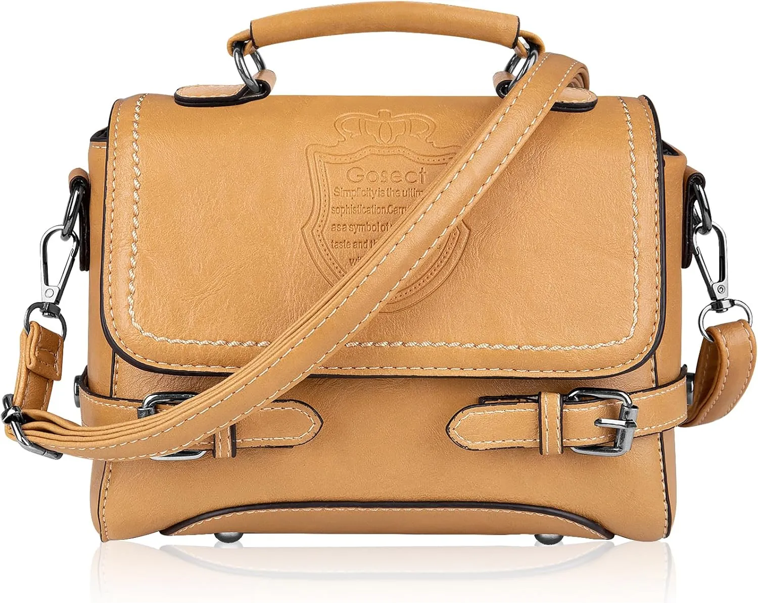 Crossbody Purses for Women, Cute Soft PU Leather Small Purse Handbags, Trendy Tote Clutch Purses Ladies Shoulder Bag