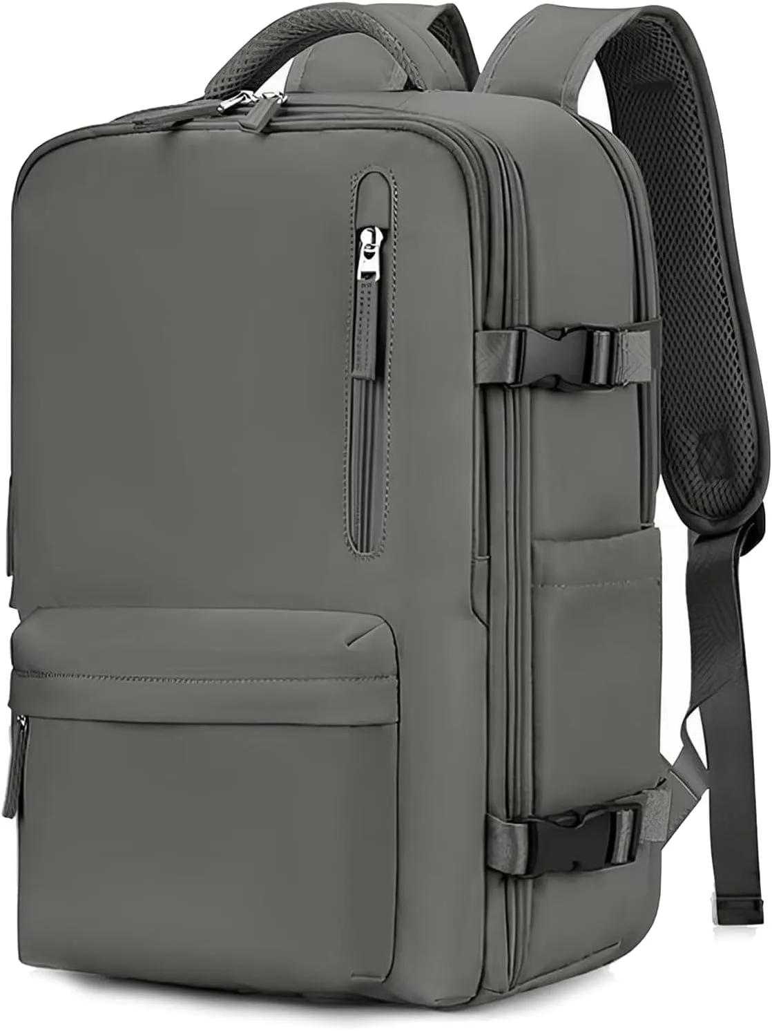 Easypacker Travel Backpack for Women Men, Easy Packer 35L Travel Bag, Expandable Waterproof with Shoe Compartment & USB Hole (Army green)