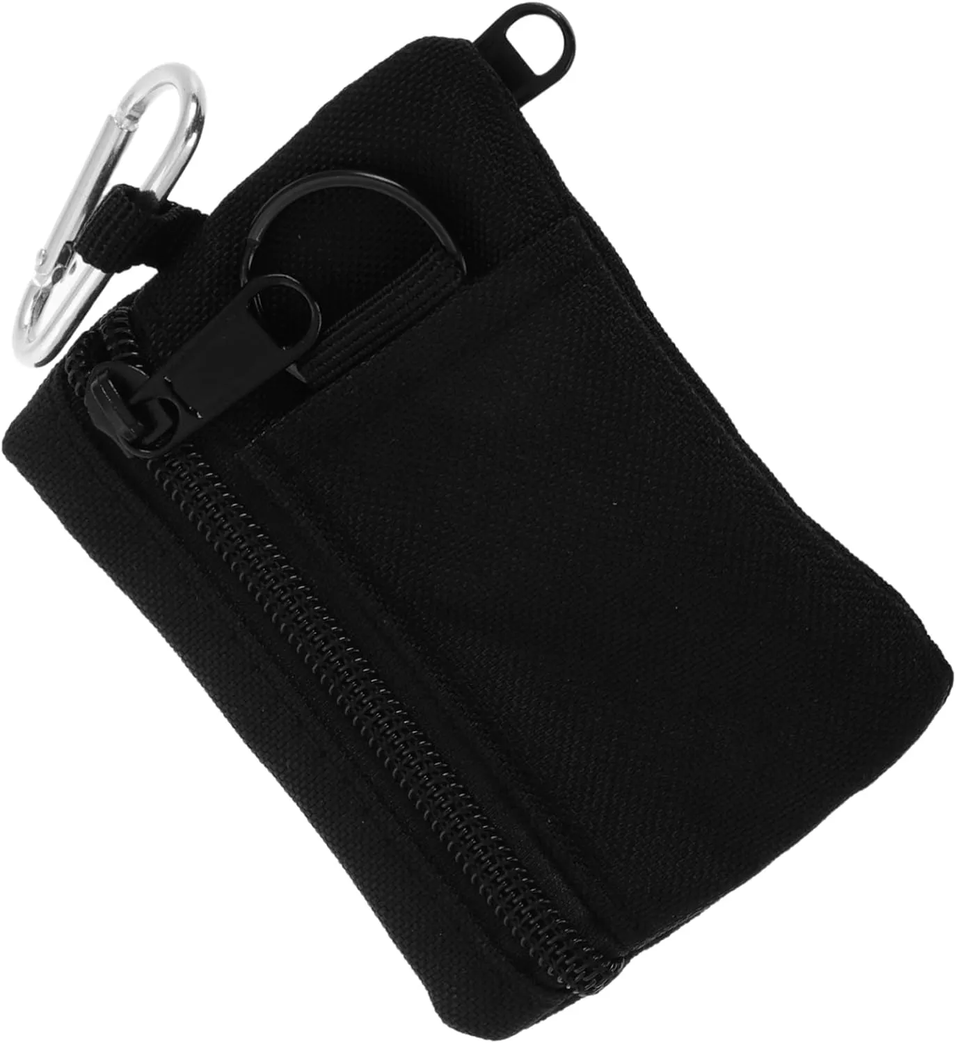 Electronic Organizer Waist Keychain Mini Makeup Bag Army Pouch Keychain Storage Travel Chain Wristlet Accessory