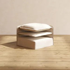 Elevate Comfort Layer Set for Corner Chair | Blended Weave in Oat