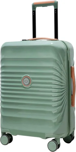 JCSD Travel with 28" Lightweight Suitcase, USB Port, Wheel Lock & Spinner Wheels, Green
