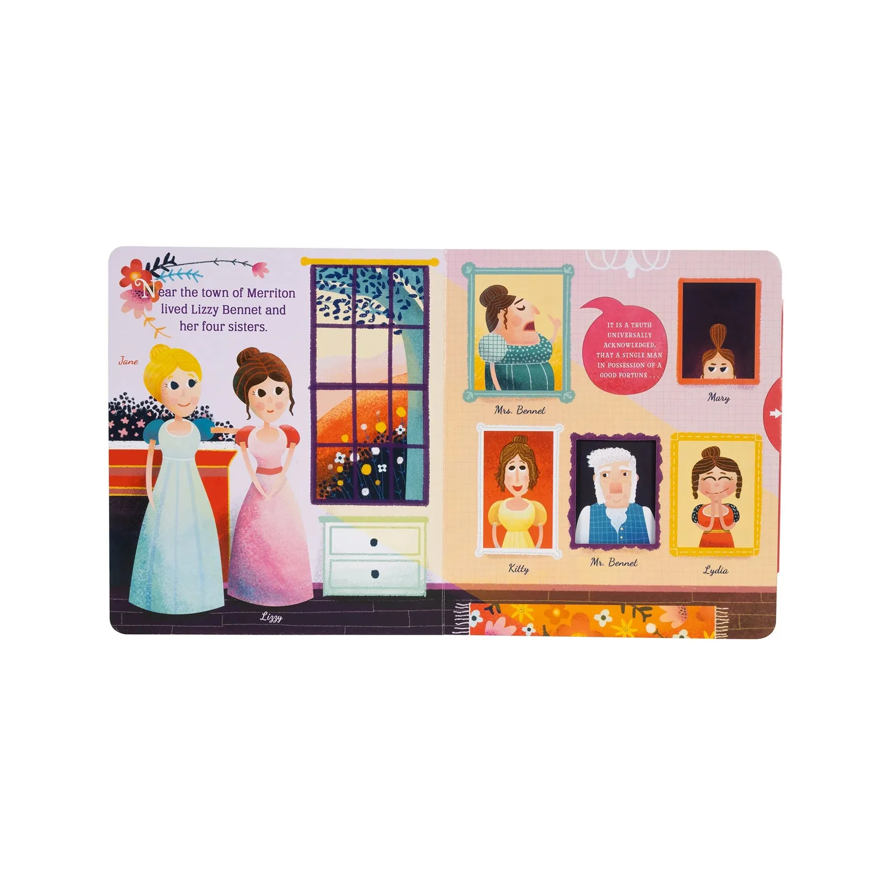 Lit for Little Hands Board Book - Pride and Prejudice