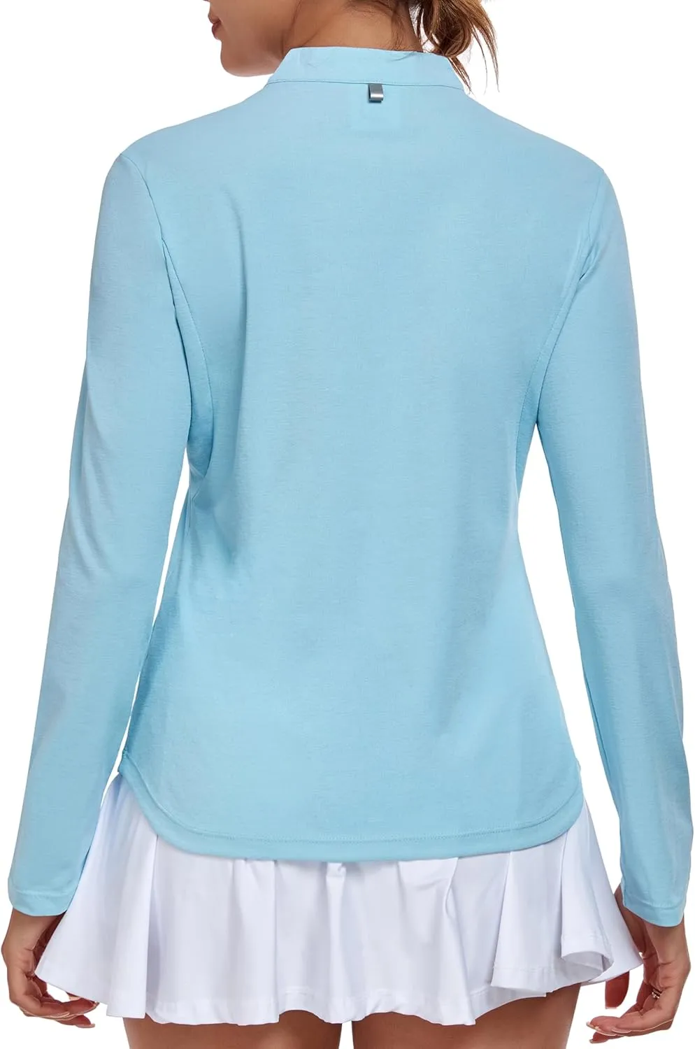 Little Donkey Andy Women's UPF50  Shirts 1/4 Zip Long Sleeve Pullover Quick Dry Lightweight Golf Hiking Tops Rash Guard