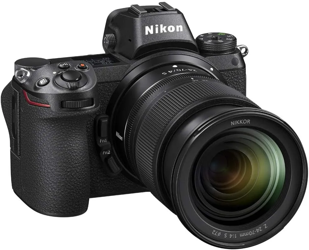 Nikon Z7 Mirrorless Camera Body FX-Format Full-Frame 4K Ultra HD with NIKKOR Z 24-70mm f/4 S Lens Kit and Deco Gear Travel Gadget Bag Case with Extra Battery & Accessory Kit Editing Software Bundle