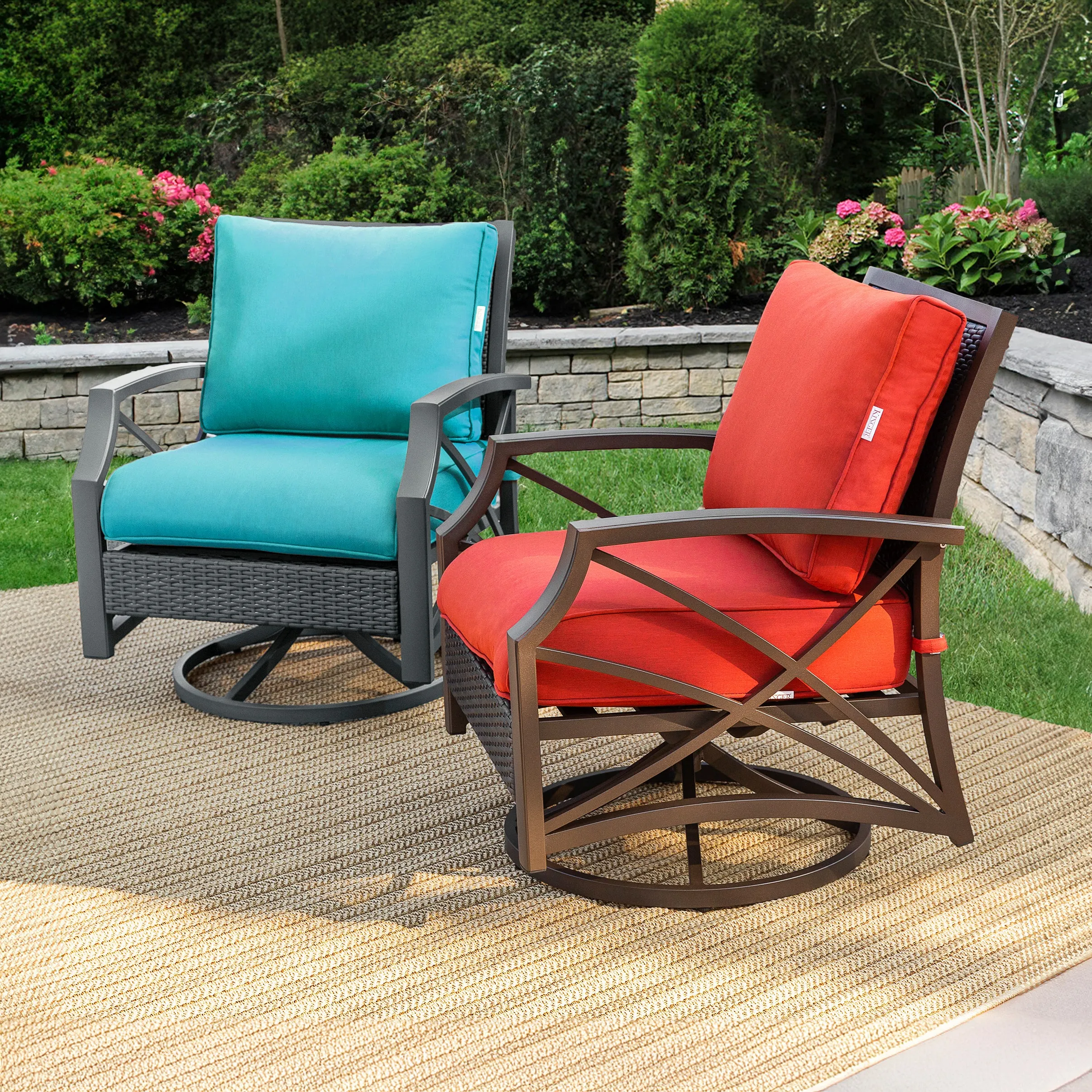 Serenity Seat Cushion Covers, Multiple Colors