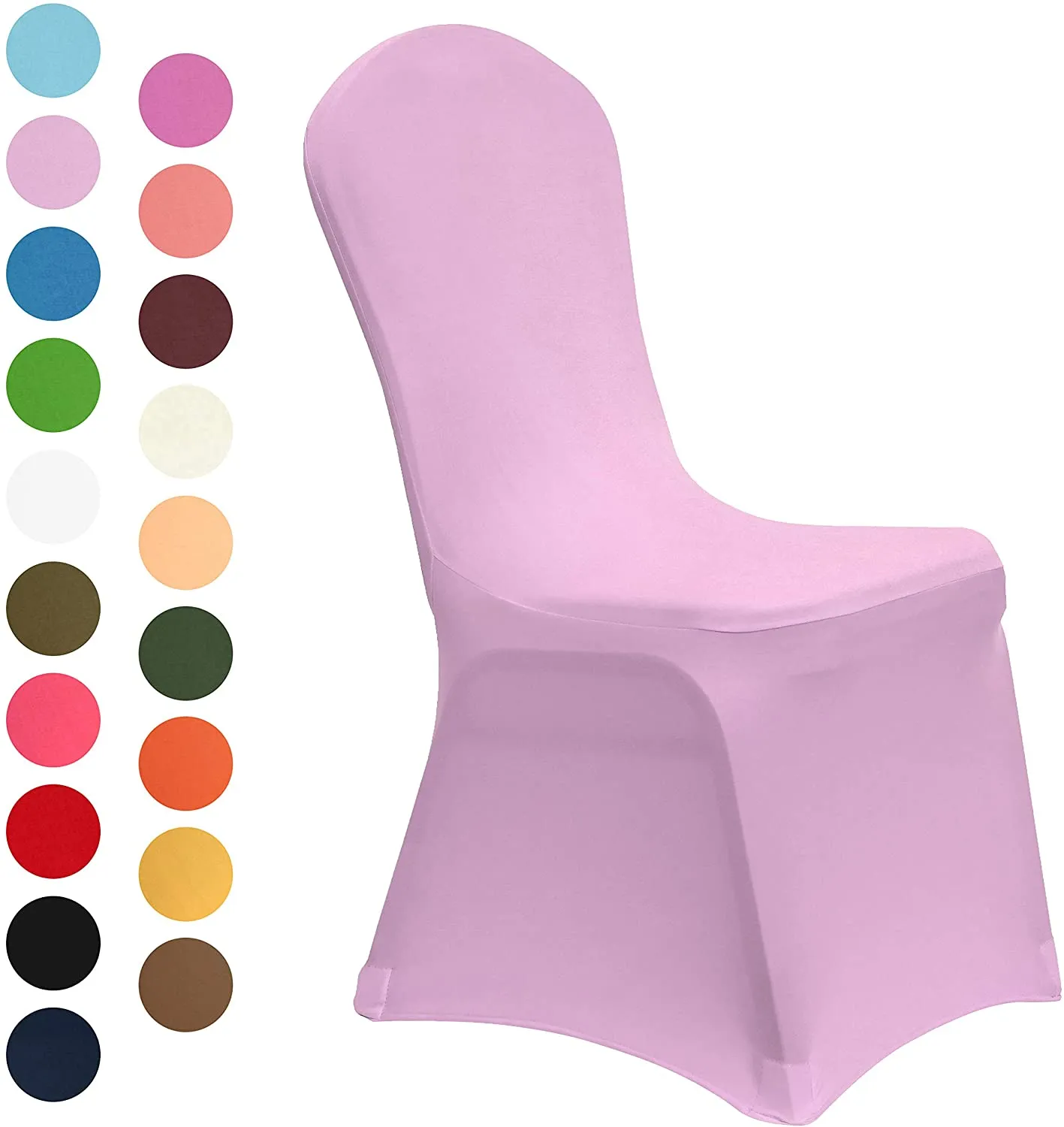 Set of 10. Spandex Dining Room Chair Covers Universal Stretch Chair Slipcovers
