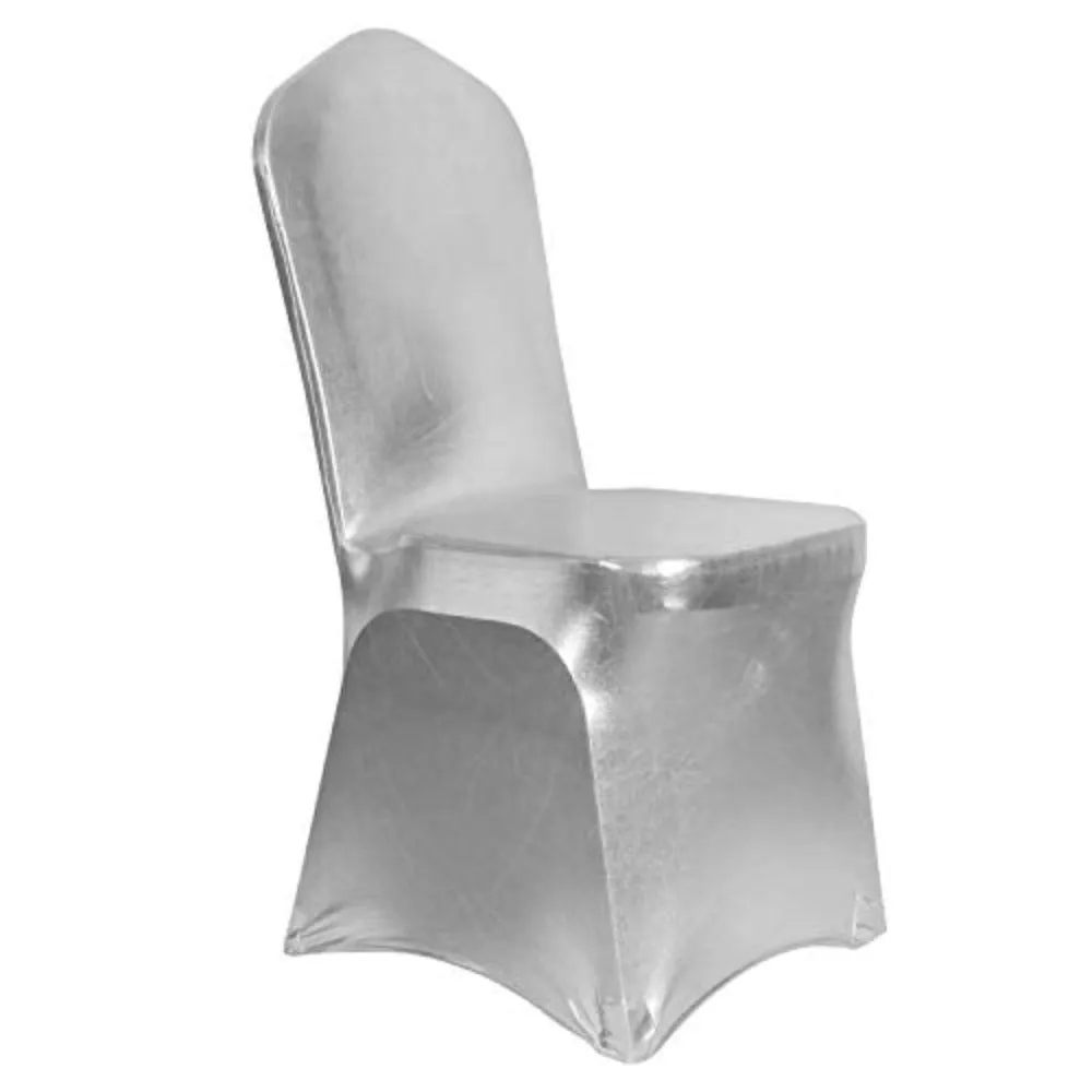 Set of 10. Spandex Dining Room Chair Covers Universal Stretch Chair Slipcovers