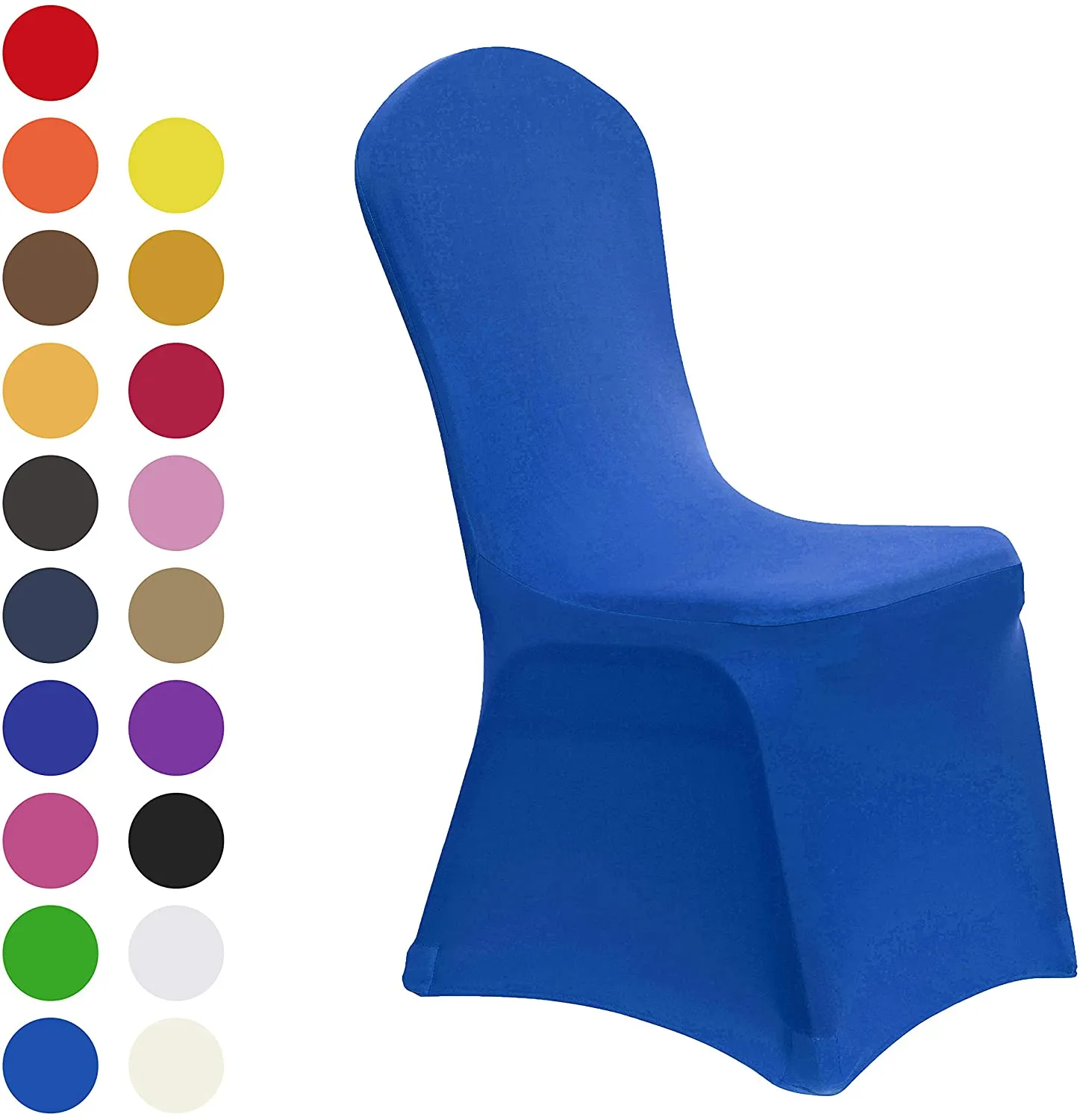 Set of 10. Spandex Dining Room Chair Covers Universal Stretch Chair Slipcovers