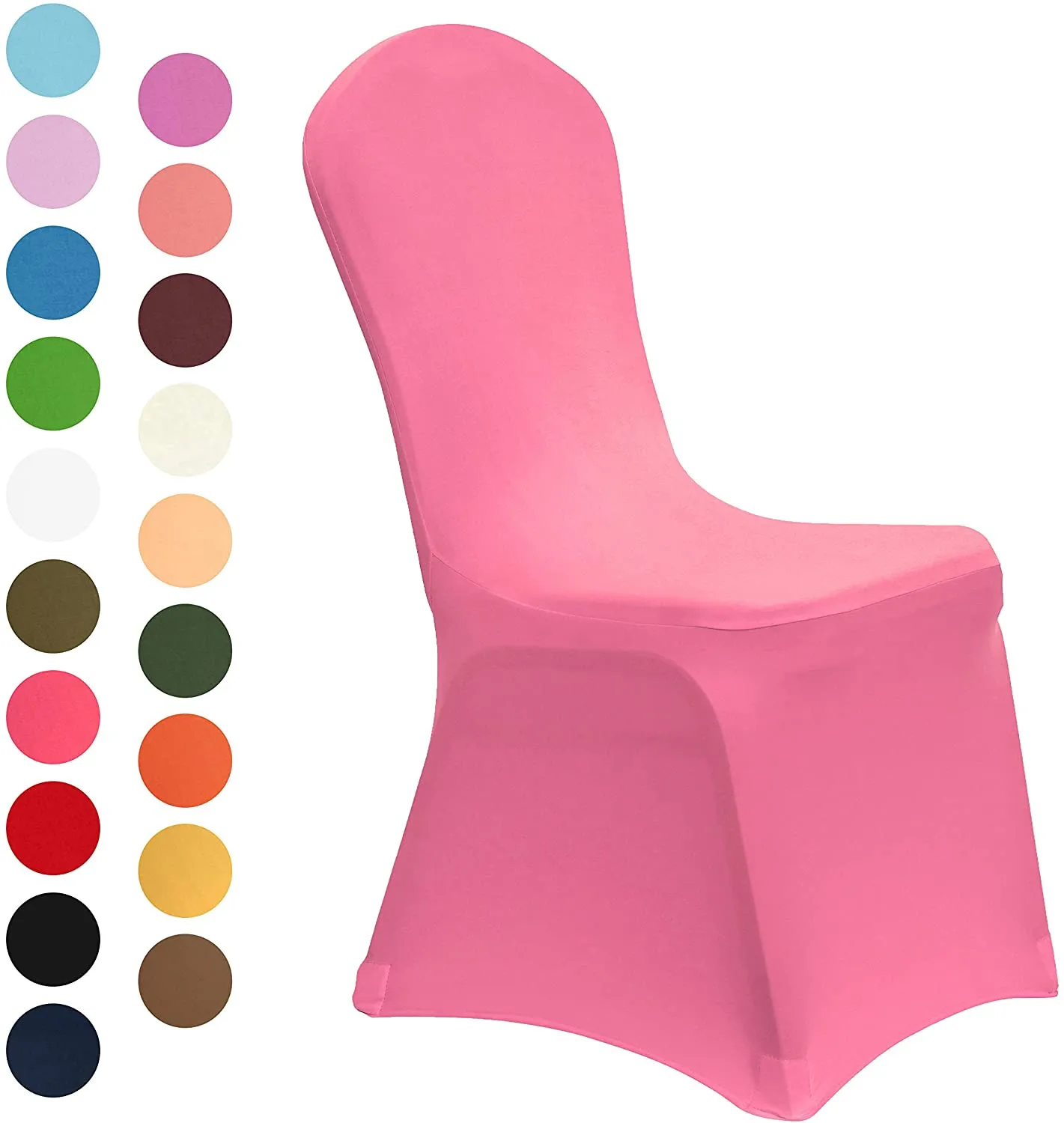 Set of 10. Spandex Dining Room Chair Covers Universal Stretch Chair Slipcovers