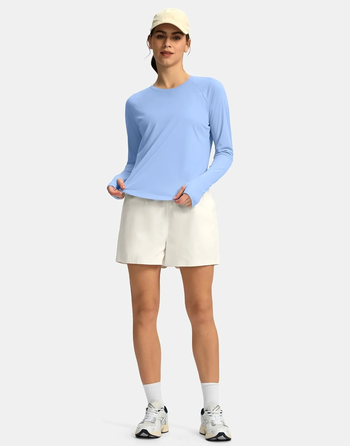 Soothfeel Womens Sun Shirts UPF 50  UV Protection Lightweight Quick Dry Long Sleeve Workout Hiking Tops Outdoor