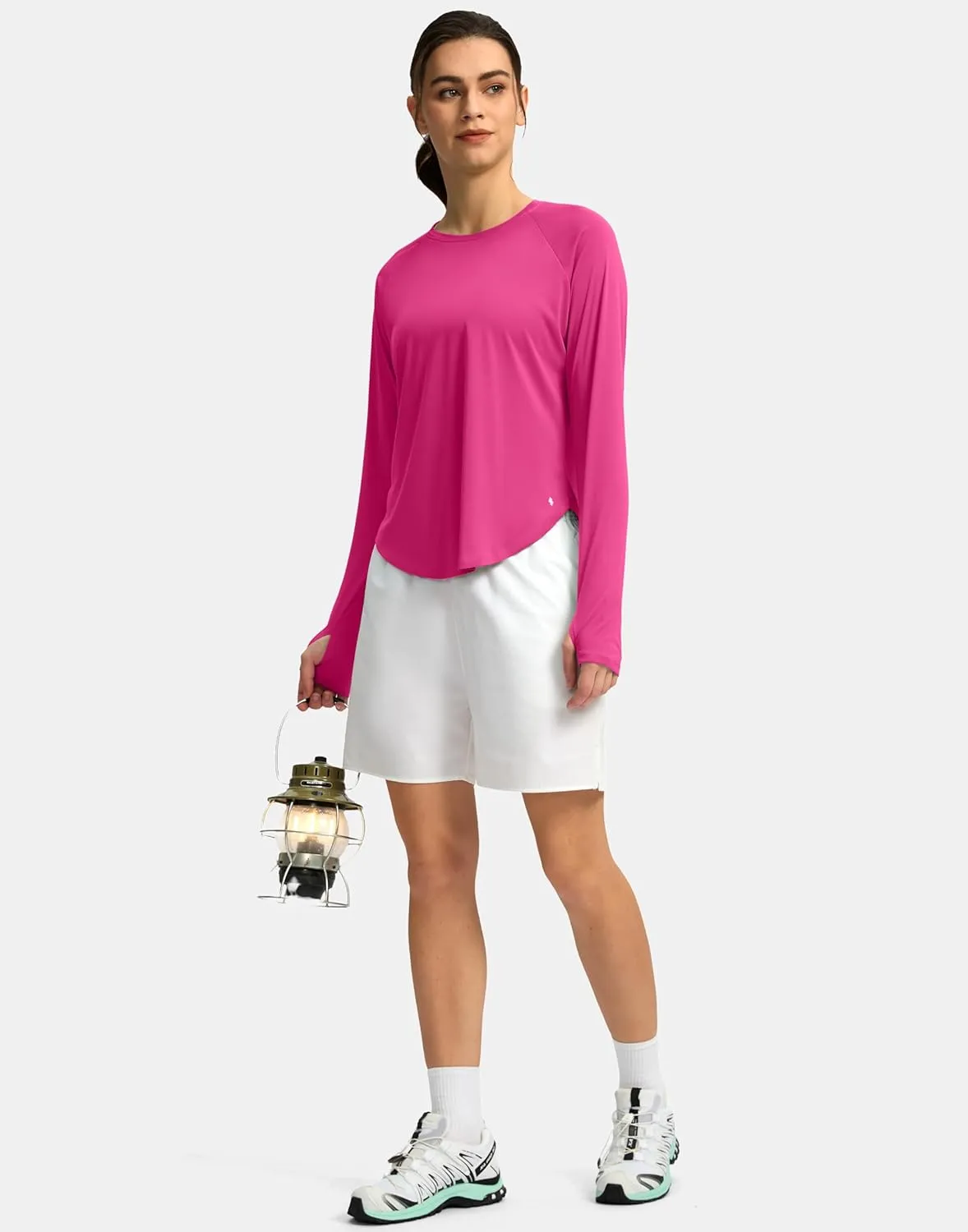 Soothfeel Womens Sun Shirts UPF 50  UV Protection Lightweight Quick Dry Long Sleeve Workout Hiking Tops Outdoor