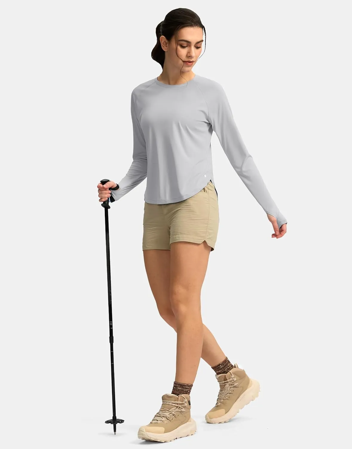 Soothfeel Womens Sun Shirts UPF 50  UV Protection Lightweight Quick Dry Long Sleeve Workout Hiking Tops Outdoor