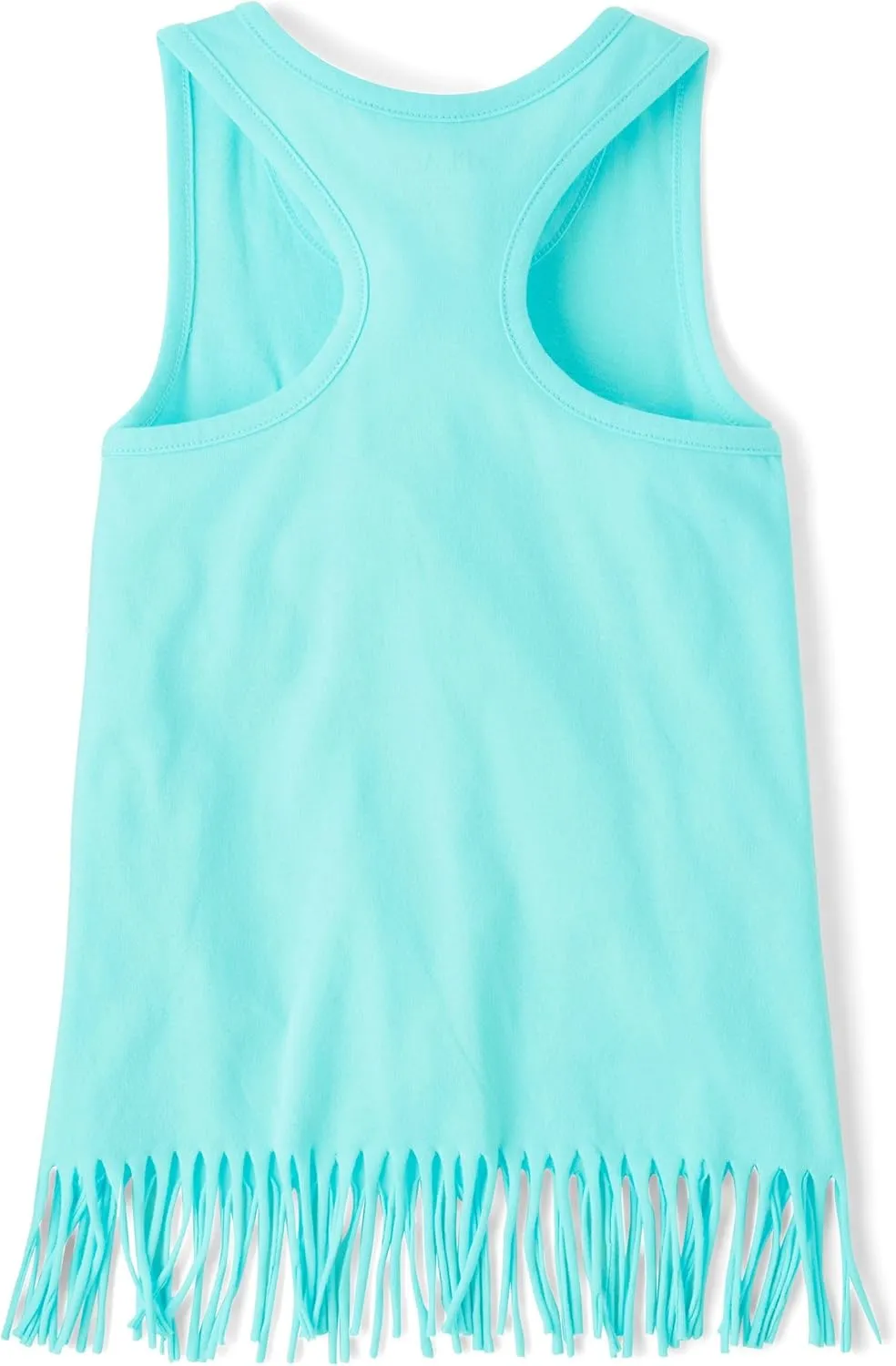 The Children's Place Girls' Graphic Fringe Tank Tops