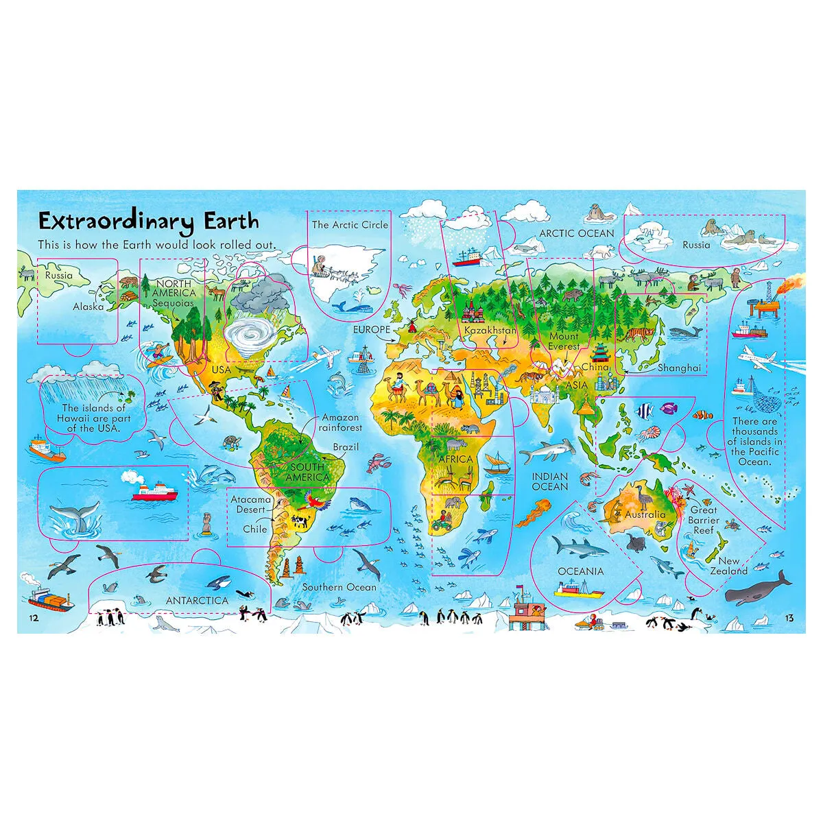 Usborne Look Inside Our World Lift-the-Flap Book