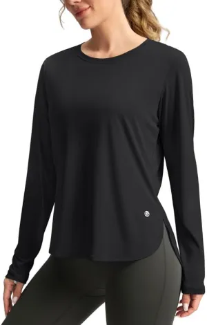 Women's Sun Shirts UPF 50  Long Sleeve UV Protection Shirt Lightweight Quick Dry Workout Hiking Tops for Women